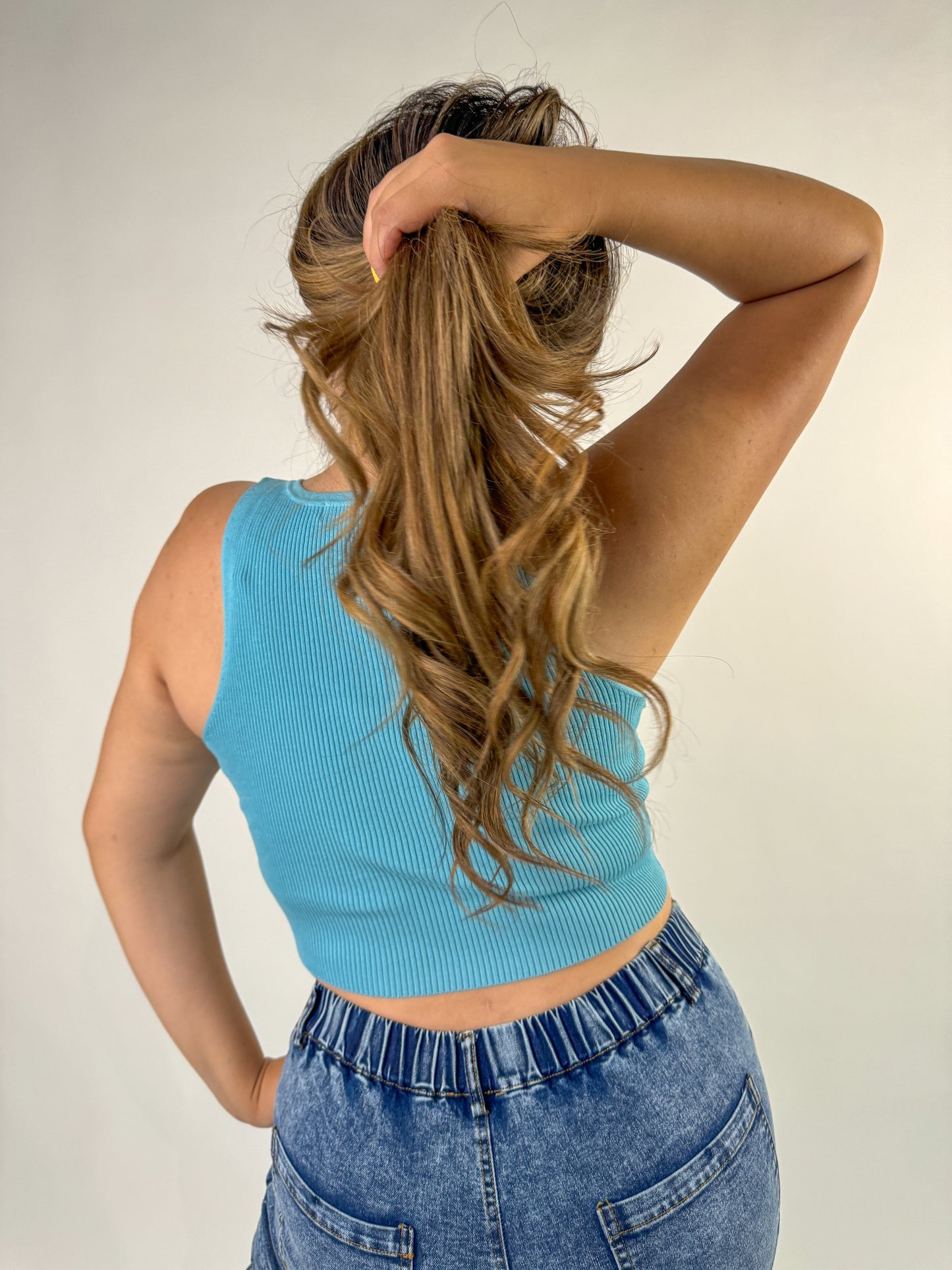 Sleeveless Cropped Top