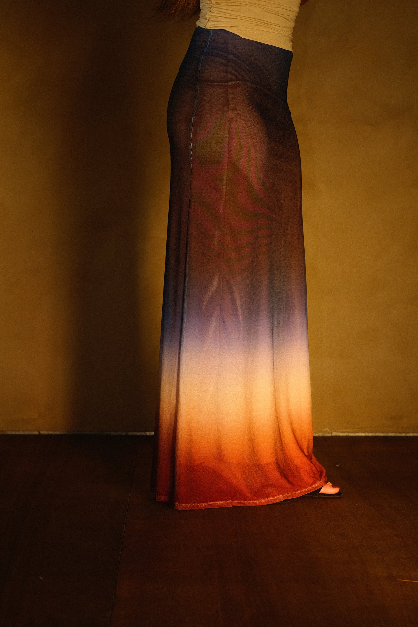 Gradient Maxi Skirt